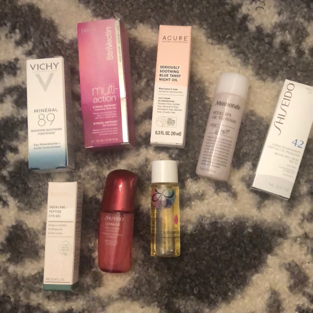 8 pc luxury beauty skincare sampler set